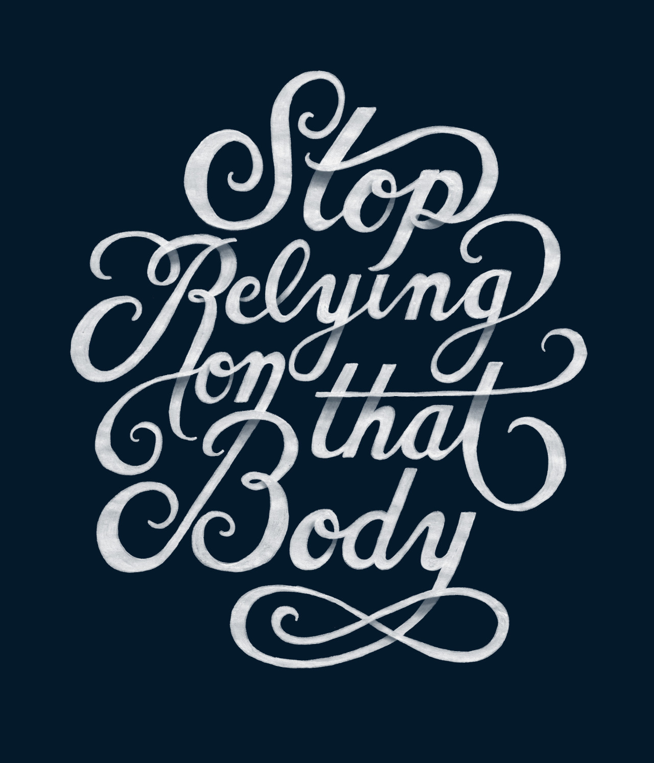 Stop Relying on That Body Lettering